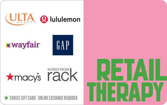 Retail Therapy Choice Gift Card