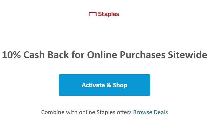 EXPIRED) RetailMeNot: Earn 10% Cashback At Staples Online (Worth Reading) -  Gift Cards Galore