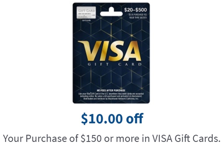Meijer Buy 150+ Visa Gift Cards & Get 10 Off (Ends 5/11/24) Gift