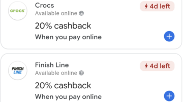 Google Pay 20% cashback
