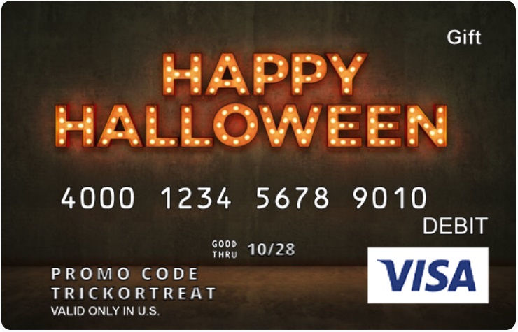 GiftCardsdotcom promo code TRICKORTREAT