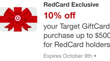Target Gift Card Promotion
