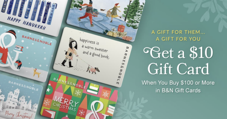 Barnes & Noble gift card promotion