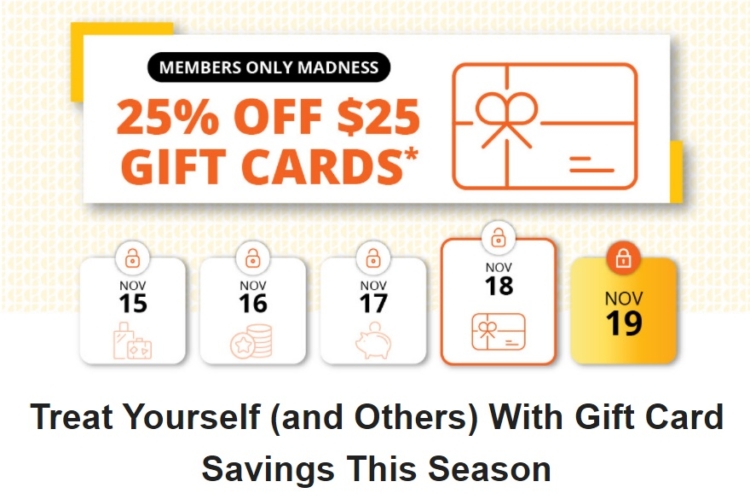 Choice Privileges Gift Card Discount