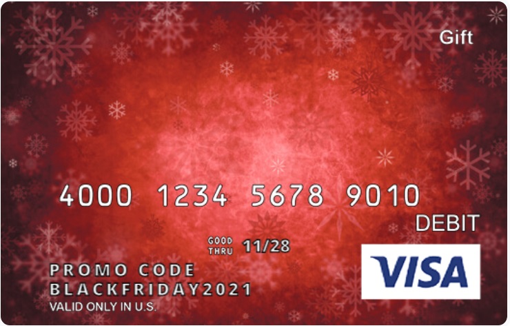 GCcom Virtual Visa Gift Cards Promo Code BLACKFRIDAY2021