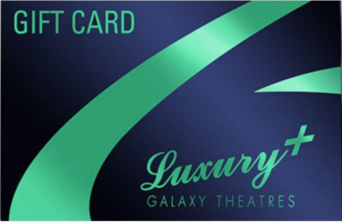 Galaxy Theatres Gift Card 