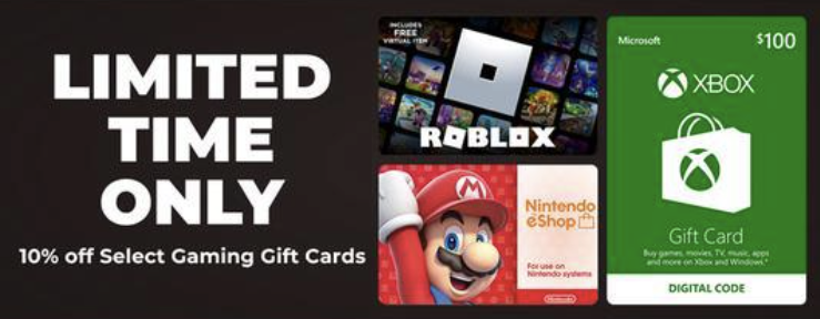 Newegg gaming gift cards promo code HAPPYBKSALE