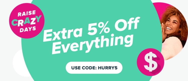 Raise promo code HURRY5