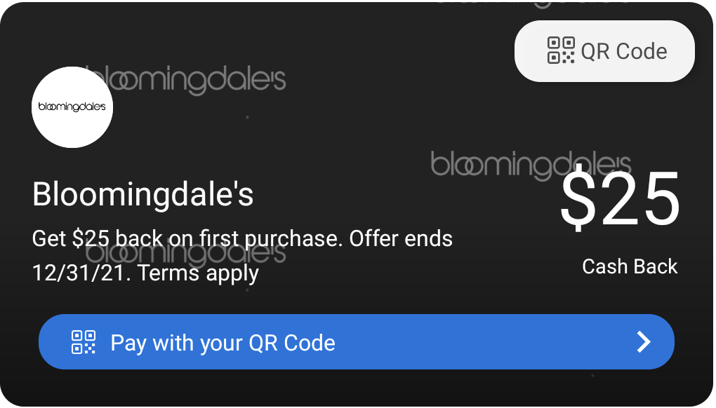 Bloomingdale's- $25 reward card for every $100 spent in beauty