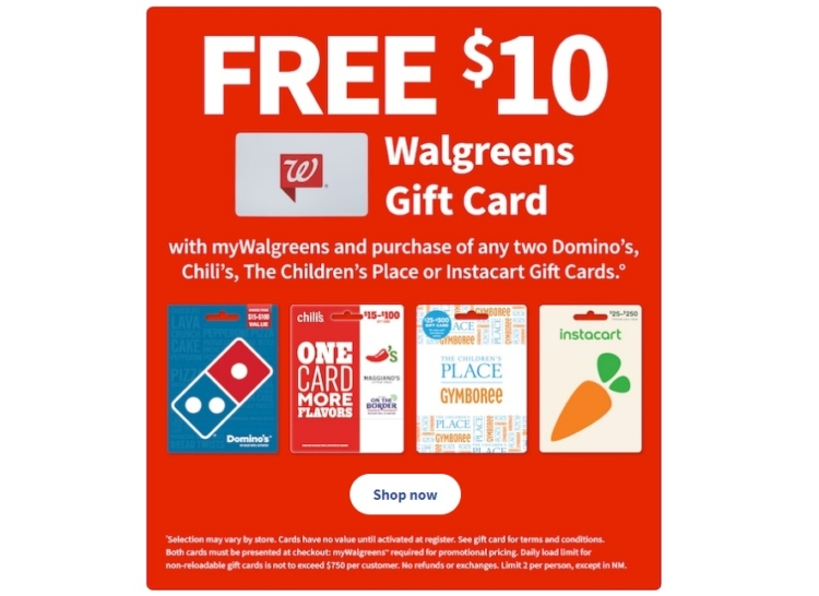 10 psn on sale card walgreens