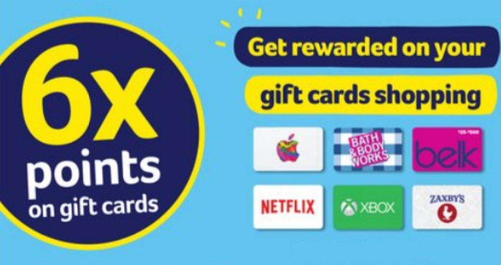 WinnDixie/Harveys/Fresco y Mas Earn 6x Points On All 3rd Party Gift