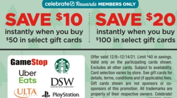 Brookshire Brothers Gift Card Deal 12.08.21