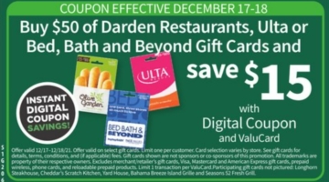 Food City Gift Card Deal 12.17.21