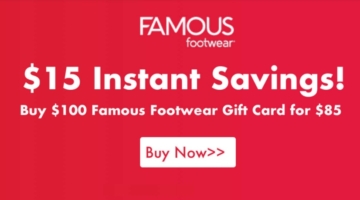 RebatesMe Famous Footwear 15% Cashback