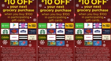 Shoppers gift card deal 12.09.21
