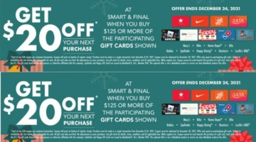 Smart & Final Gift Card Deal 12.08.21