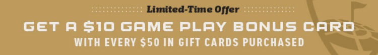 Topgolf Buy $50 Gift Card & Get $10 Bonus Card Promotion