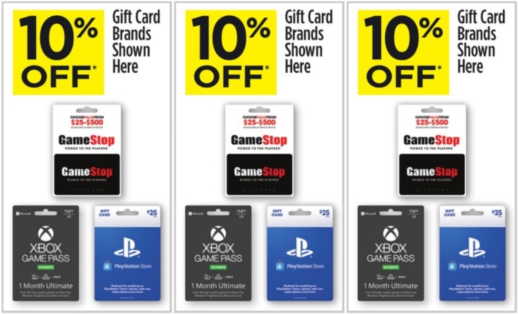 Gamestop gift card playstation hot sale store