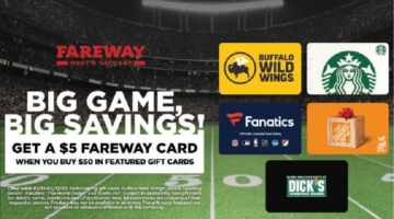 Fareway gift card deal 01.31.22