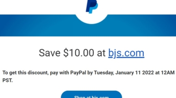 PayPal BJ's Wholesale Club