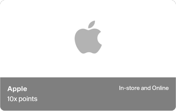 Point debit card Apple 10x
