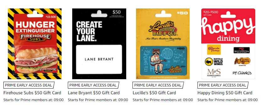 EXPIRED Amazon Save On Gift Cards For Lane Bryant Happy Dining 