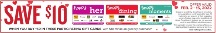 Food Lion gift card deal 02.09.21.