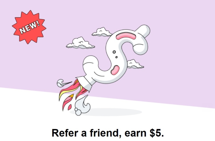 Fluz $5 referral bonus