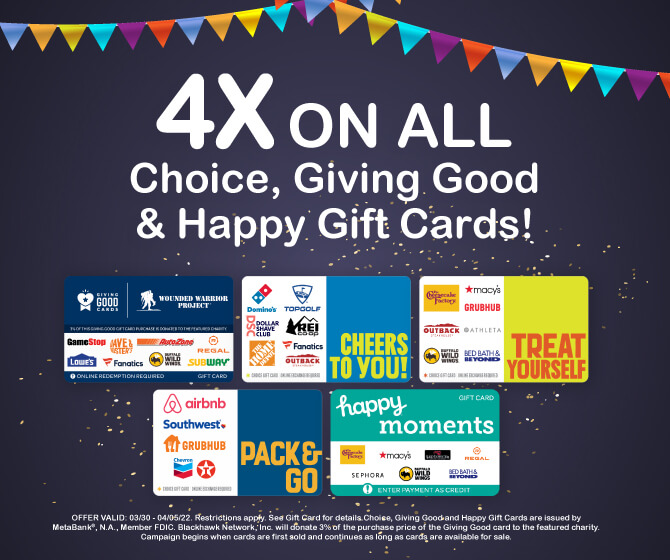 Kroger Online 4x Happy Choice Giving Good