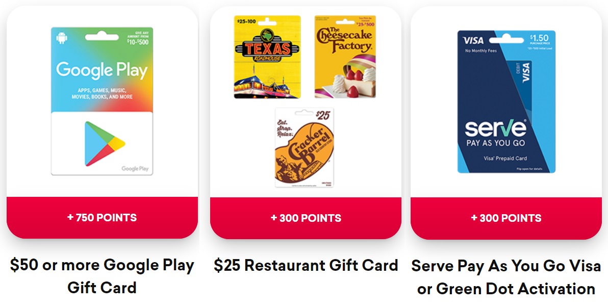 Gift card deals discount