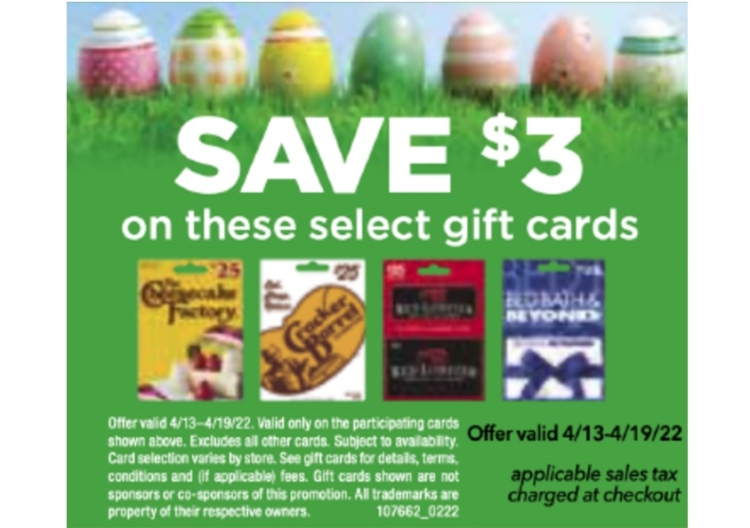 Marc's gift card deal 04.13.22