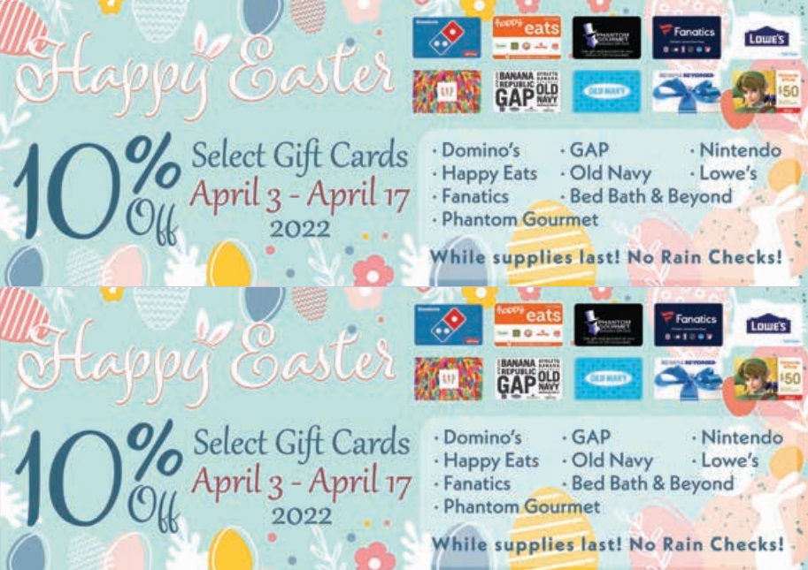 (EXPIRED) Market Basket Save 10 On Select Gift Cards (Bed Bath