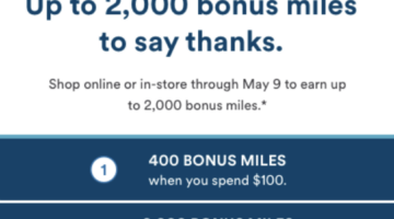 Alaska Airlines shopping portal promo