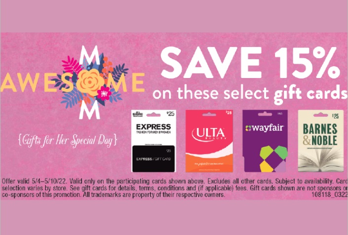Marc's gift card deal 05.04.22