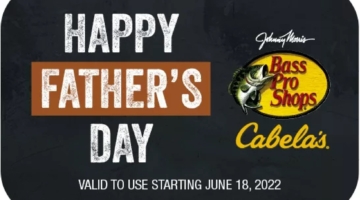Bass Pro Shops Cabela's Father's Day Gift Card Deal