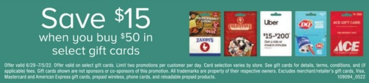Food City gift card deal 06.29.22.