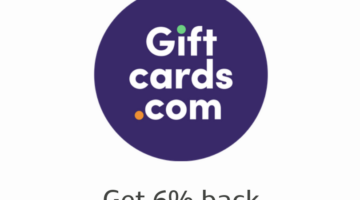 Capital One Shopping Giftcardsdotcom 6% cashback