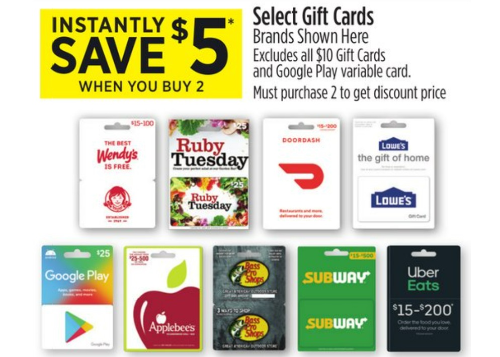 15% Off Select Gift Cards At Dollar General (Roblox, Xbox, Nintendo,  Academy, Chili's & More) - TODAY ONLY, In-Stores Only - The Freebie Guy®