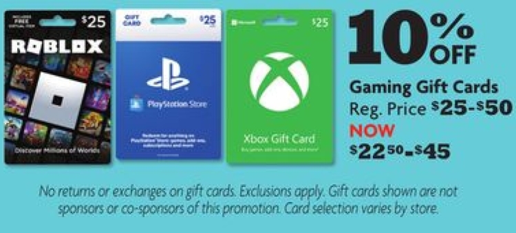 EXPIRED)  Prime Cardholders: Get 15% Back On PlayStation Store, Xbox  & Roblox Gift Cards - Gift Cards Galore