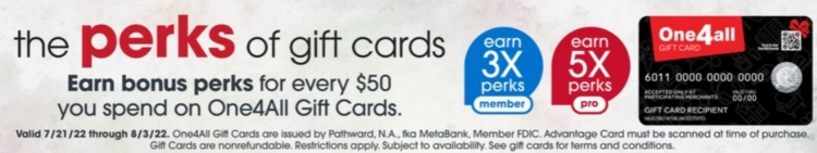 Giant Eagle One4All Gift Card Deal