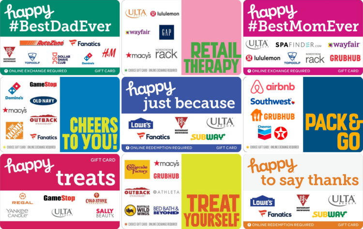 Happy & Choice Gift Cards Featured Image 2022