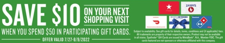 Lowes Foods Gift Card Deal 07.27.22.