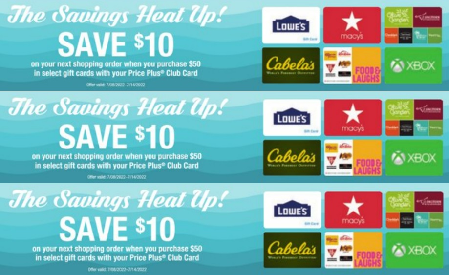 (EXPIRED) ShopRite Buy 50 Any 3rd Party Gift Cards & Get 10 Off Next