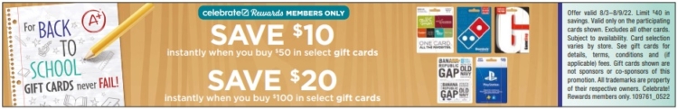 Brookshire Brothers gift card deal 08.03.22.