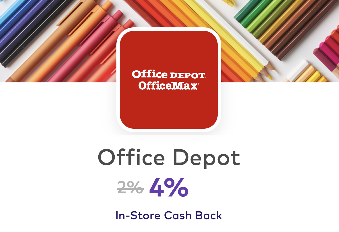 (EXPIRED) Dosh Earn 4 Cashback At Office Depot/OfficeMax (Limit