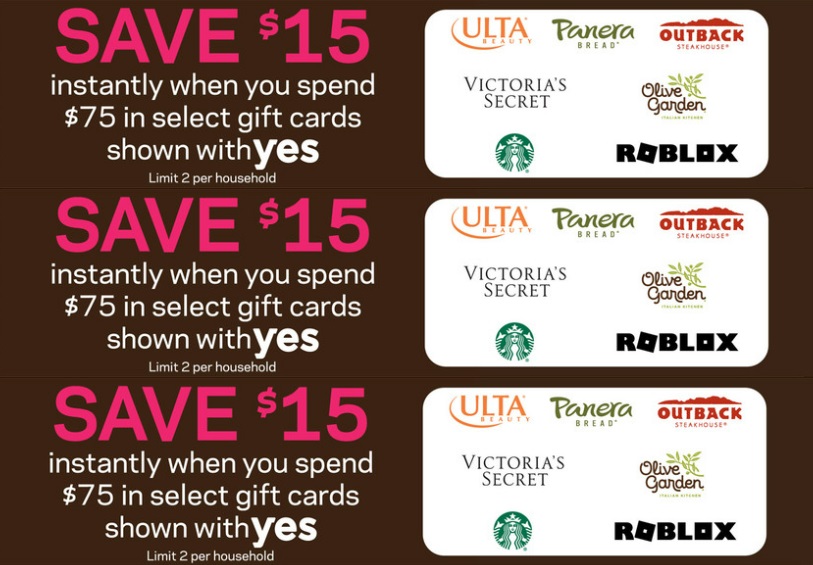  EXPIRED Family Fare Buy 75 Select Gift Cards For 60 Starbucks 