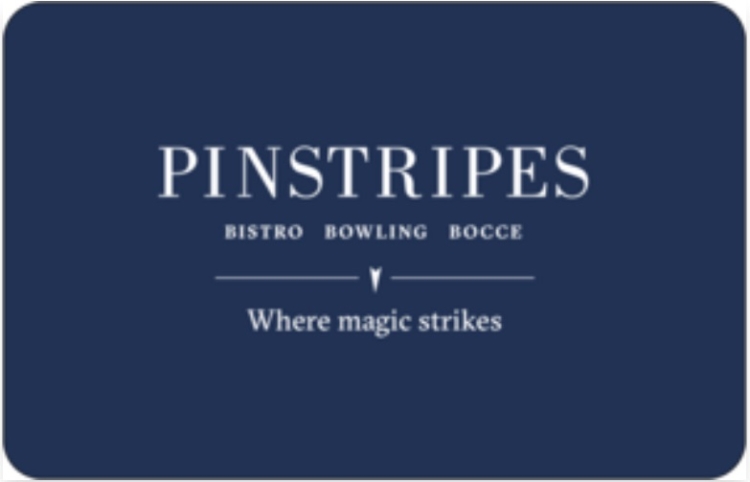 Pinstripes gift card