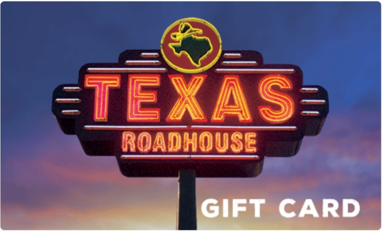 Texas Roadhouse gift card