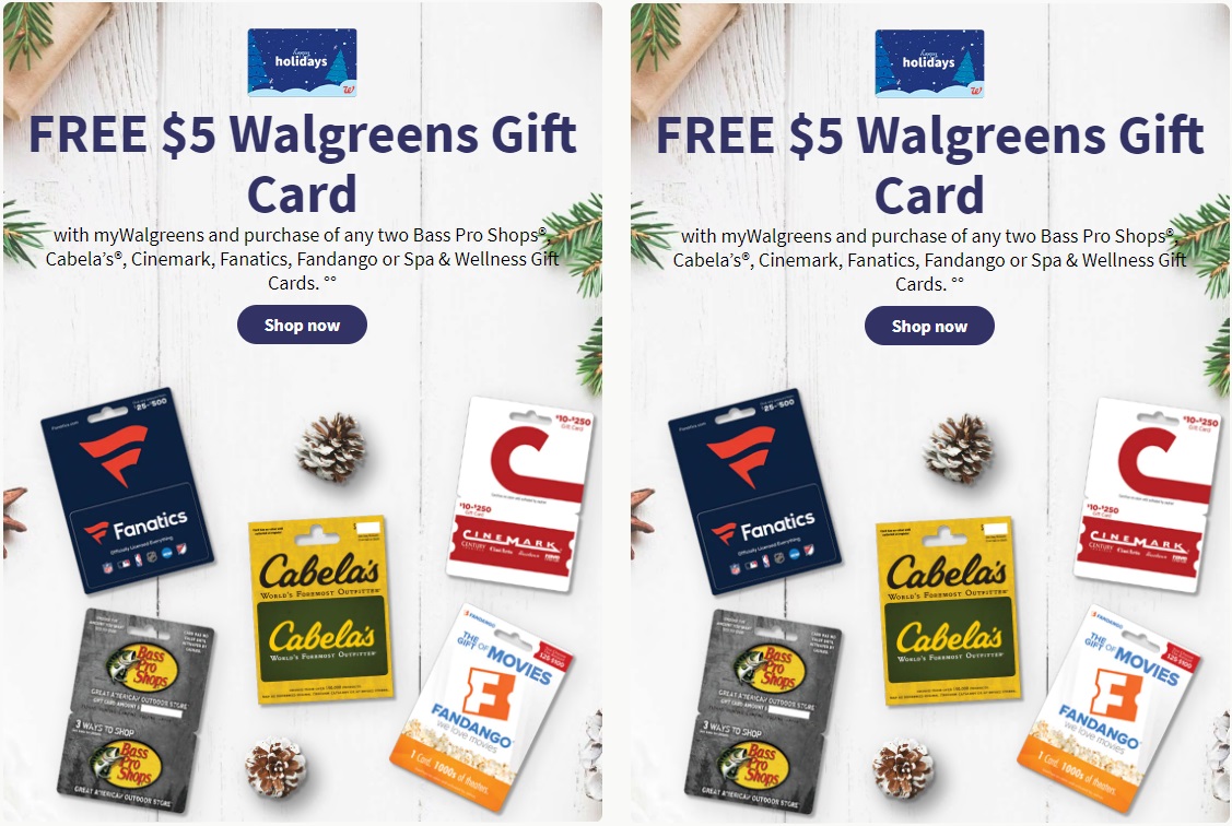 Expired Walgreens Buy 2x Select T Cards And Get 5 Walgreens T Card Free Bass Pro Shops