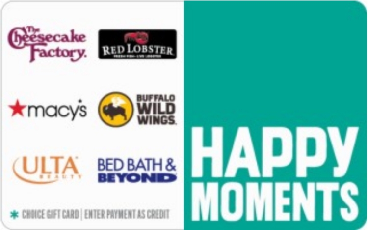Choice Happy Moments Gift Card